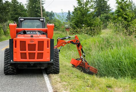 skid steer flail attachments